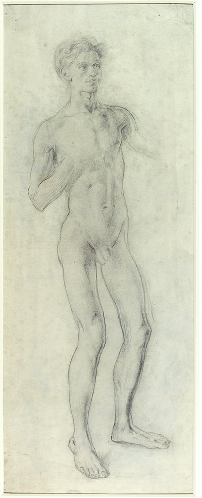 Standing Nude Boy by Henry Tonks